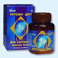 Хитозан-диет капсулы 300 мг, 90 шт - Дмитриевская